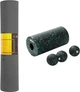 Набір Килимок спортивний Cornix TPE 183 x 61 x 0.6 см для йоги та фітнесу XR-0002 Black/Green + Масажний набір Cornix XR-0079 Ball 8 см, Duoball 8 х 16 см та Foam Roller 30 х 15 см - зображення 1