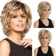 Парик пшеничный короткий, натуральные синтетические волосы VC WIG-450 - изображение 2
