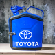 Подарочная канистра мини-бар с дозаправкой 5л TOYOTA марка авто, uwest, Синяя - изображение 1