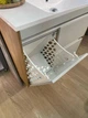 Тумба Wega 900 c умывальником Edison 900 R, белый глянец - изображение 4