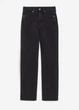 Жіночі прямі високі джинси Slim H&M (57179) W36 Чорні - изображение 1
