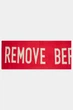 Червоний шарф Remove before flight від Aeronautica Militare 5897 - изображение 2