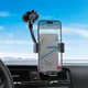 Автодержатель на стекло Hoco H38 4.5-7 дюймов Черный - изображение 7