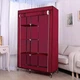 Шафа тканинна складана HCX Storage Wardrobe 88105 MG-365 105х45х175 см бордова - изображение 3