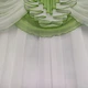 Готовая тюль с ламбрекеном ALBO 200x160 cm Салатовая (KU-178-8) - изображение 5