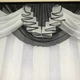 Готовый тюль с ламбрекеном для зала спальни, тюль шифон для гостинной зала Черный (KU-178-36) - изображение 12