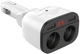 Автомобільний зарядний пристрій Hoco Z28 (2 cigarette port 160Wmax+2USB 3.1Amax) LED Display White (24719) - зображення 3