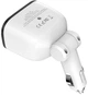 Автомобільний зарядний пристрій Hoco Z28 (2 cigarette port 160Wmax+2USB 3.1Amax) LED Display White (24719) - зображення 5