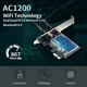 Мережева карта PCI-E Fenvi FV-AC1200, Dual Band 2.4Ghz-300Mbps/5Ghz-867Mbps (1200Mbps), Bluetooth 4.0, 2 антени - зображення 5