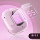 Беспроводные блютуз наушники LEXEGO Ultrapods Max с дисплей индикатором Pink UPM31-P - изображение 4
