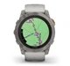 Смарт-годинник GARMIN Fenix 7X Pro Sapphire Solar Titanium w. Fog Gray/Ember O. Band (010-02778-14/15) - зображення 4