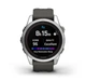 Смарт-годинник GARMIN Fenix 7S Pro Solar Silver w. Graphite Band (010-02776-01) - зображення 8