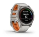 Смарт-годинник GARMIN Fenix 7 Pro Sapphire Solar Titanium w. Fog Gray/Ember O. Band (010-02777-20/21) - зображення 3