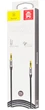 Кабель Audio AUX > AUX Baseus Yiven M30 0.5m (CAM30-AS1) Black - зображення 2
