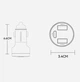 Автомобільний зарядний пристрій Essager 80W Type-C + 2 USB-A з дисплеєм, заряд від прикурювача, сірий (84145761) - зображення 6