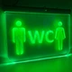 Акрилайт WC с зеленой подсветкой - изображение 3