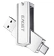 USB 3.2 + USB Type-C Флешка 2 в 1 EAGET CF33 1 TB - изображение 1