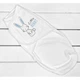 Утеплена пелюшка кокон на липучці Dexters Bunny для новонароджених хлопчиків - зображення 1