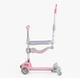 Детский самокат 5в1 Skyper J-07905. Подсветка платформы, музыка, 3 PU колеса со светом. Розовый - изображение 3