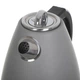 Чайник электрический Adler Strix AD 1343 1.5 л 2200W (Классический электрочайник) Серый - изображение 3