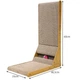 Угловая когтеточка для кошек с мячиком Purlov 22008 60x40.5x25 см - изображение 2