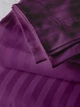 Комплект постельного белья Страйп-Сатин XR Italy Quilt Cover set 100% Cotton 200х220см Фиолетовый - изображение 2