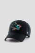 Кепка 47 Brand NHL SAN JOSE SHARKS черный, серый Унисекс OSFA - изображение 1