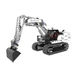 Детский конструктор экскаватор OneBot Mitu 980+ деталей для мальчика - изображение 5