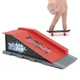 Фінгерборд скейтпарк Skatepark fingerboard скейт парк пальчиковий скейт фінгерборд з трампліном та скейт (B) - зображення 1