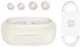 Беспроводные наушники TWS Baseus Bowie WM03 Creamy White, Type-C, вкладыши, сенсорные, игровые, микрофон, 500 мАч, 8 часов автономн. работы, кремовые - изображение 4