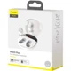 Беспроводные наушники TWS Baseus WM01 Plus White, сенсорное/голосовое упр-е, LED диспей, 800/40 мАч, 5 часов автономн. работы, белые - изображение 6