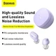 Беспроводные наушники TWS Baseus WM01 Purple, сенсорные, микрофон, Bluetooth 5.0, 5 часов автономн. работы, 300/40 мАч, 20 Гц-20 кГц, Type-C, фиолетовые - изображение 8