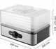 Сушилка для овощей и фруктов мяса рыбы электрическая SENCOR SFD 950SS 240 Вт 5 лотков дегидратор пищевой - изображение 5
