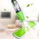 Швабра с распылителем и двойной щеткой 3в1 Spray Healthy Mop длинная ручка управления разбрызгиванием - изображение 2
