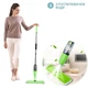 Швабра с распылителем и двойной щеткой 3в1 Spray Healthy Mop длинная ручка управления разбрызгиванием - изображение 9