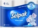 Бумажные полотенца Selpak 3 слоя 80 отрывов 6 рулонов (33160700) - изображение 1