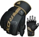 Перчатки для ММА RDX F6 KARA Matte M капа в комплекте Golden (GGR-F6MGL-M) - изображение 7