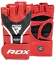 Перчатки для ММА RDX AURA PLUS T-17 L капа в комплекте Red/Black (GGR-T17RB-L+) - изображение 2