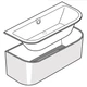 Ванна каменная VILLEROY & BOCH OBERON 180x80 UBQ180OBR9CD00V-01 - изображение 4
