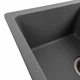 Гранитная мойка для кухни Platinum 6250 ZIRKONE матовый Серый металлик - изображение 14