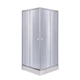 Душова кабіна Lidz Wawel SC80x80.SAT.LOW.GR, скло тон. 4 мм + Lidz Душовий піддон KAPIELKA ST80x80х14 - изображение 1