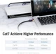 Интернет кабель Vention Cat7 SFTP Ethernet сетевой шнур патч-корд 10 Гбит/с 5 м Black (ICDBJ) - изображение 6