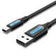 Кабель передачи данных Vention USB 2.0 to Mini USB 480 Мбит/с 2A 2 м Black (COMBH) - изображение 1
