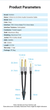 Кабель аудио Vention 3.5 mm to 2х 2pin 6.35 mm F/M адаптер 5 м Black (BARHJ) - изображение 2