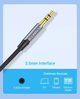 Кабель аудио Vention 3.5 mm to 2х 2pin 6.35 mm F/M адаптер 5 м Black (BARHJ) - изображение 3