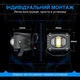 LED фара 20W мото-фара ближний дальний свет с четкой световой границей 9, 12, 24, 32 В 2000 LM 69х54x52 мм - изображение 2
