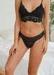 Женские трусики стринги украшены кружевом Summer Breeze FINETOO 1324-46 Черный L (46) - изображение 5