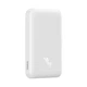 Павербанк BASEUS Magnetic Mini Air Fast Charge 6000mAh 20W с беспроводной зарядкой Qi 15W White (P10059002223-00) - изображение 5