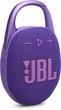 Акустична система портативна JBL серії Clip 5 Purple (JBLCLIP5PUR), односмугова, 7 Вт, 1400 мАг, 12 годин автономної роботи, 100 Гц - 20 кГц, Bluetooth 5.3, Type-C, механічне керування, IP67, мобільний додаток, Фіолетові - зображення 1