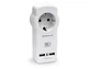 Сетевое зарядное устройство с розеткой REAL-EL CS-30 (2USB, 3.1A) White - изображение 3